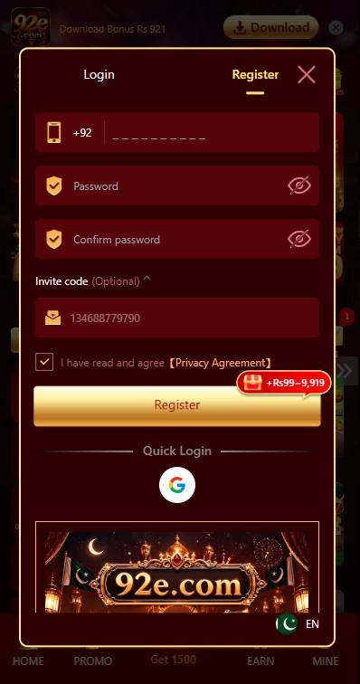 92e Register