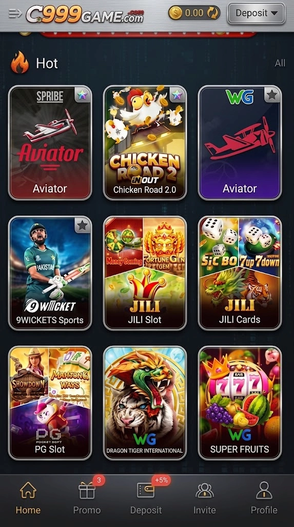 C999 Gaming Interface