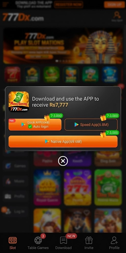 777DX Download Cuts