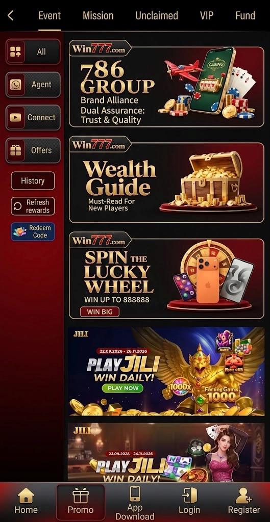 Win777 Event Section